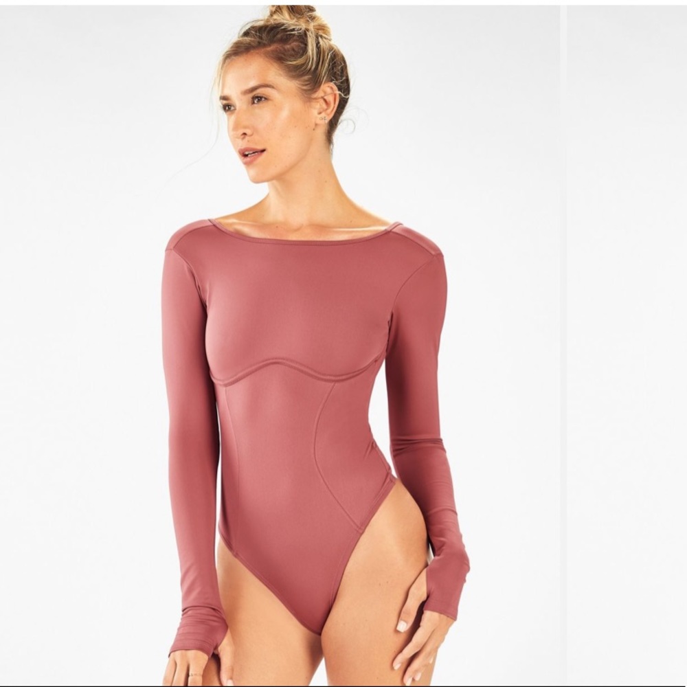 NWT Fabletics Talia Thong Bodysuit